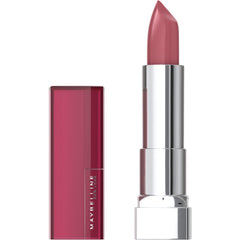 Maybelline front view of lipstick showing compact tube and shade