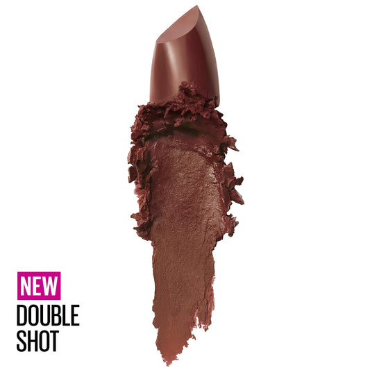 Maybelline open bullet revealing creamy tip and rich pigment for smooth application
