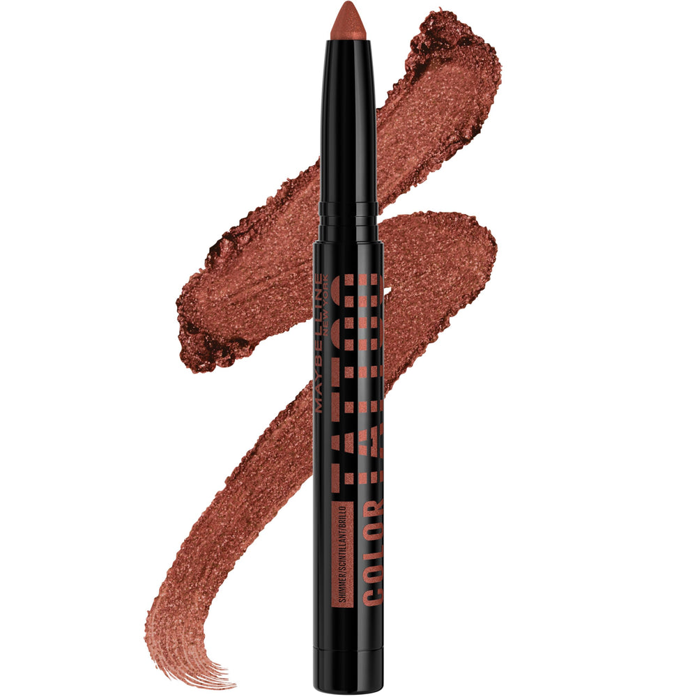 MAYBELLINE Color Tattoo Eye Stix front packaging showing shade and finish for quick selection