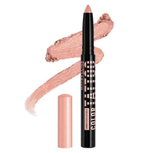MAYBELLINE Color Tattoo front packaging showing shade and compact design benefits