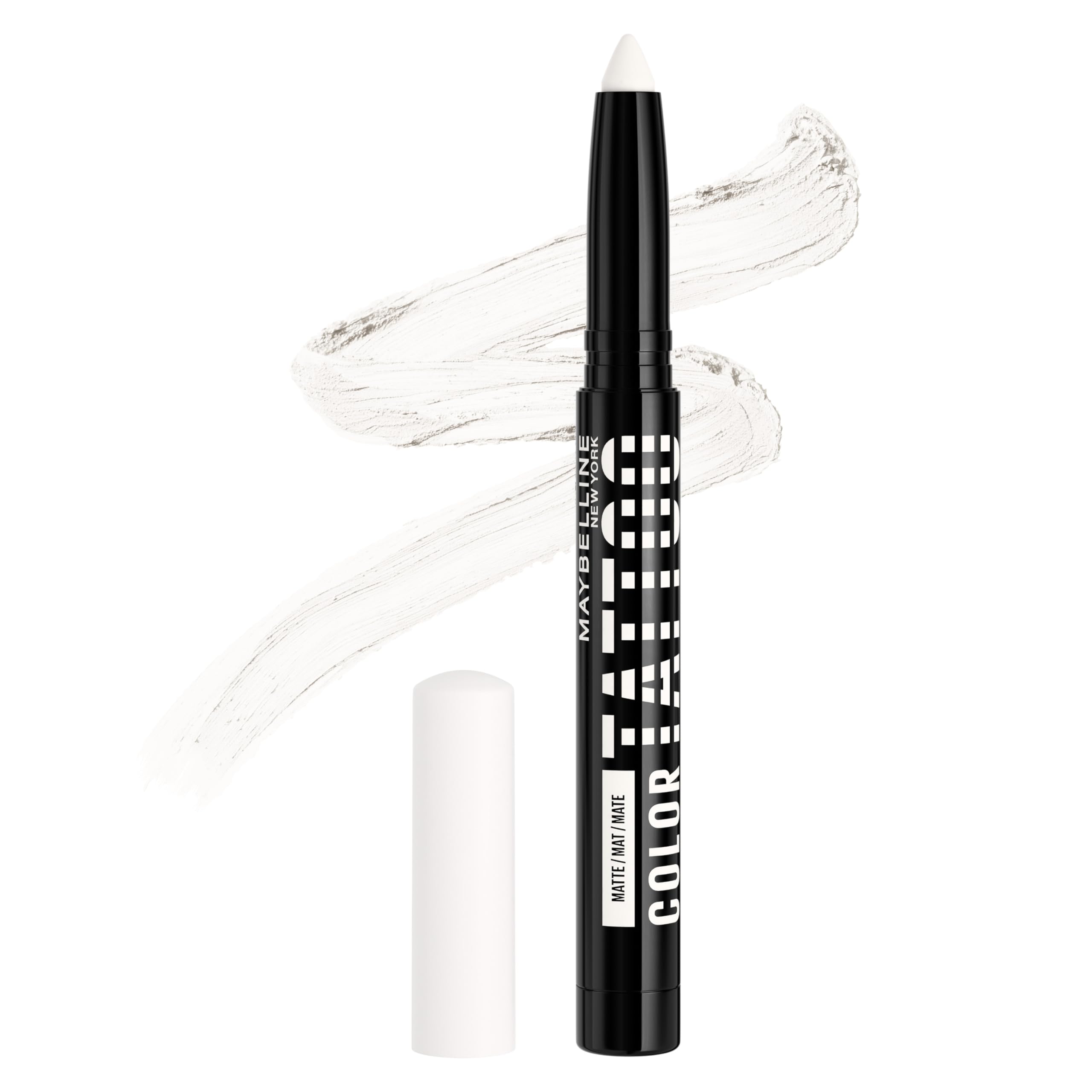 MAYBELLINE front packaging showing product and shade for clear identification and convenience