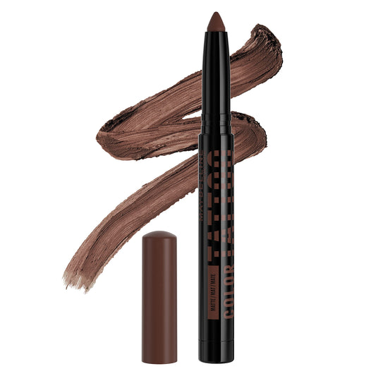 MAYBELLINE Color Tattoo Stix front packaging showing shade and slim design benefit quick application