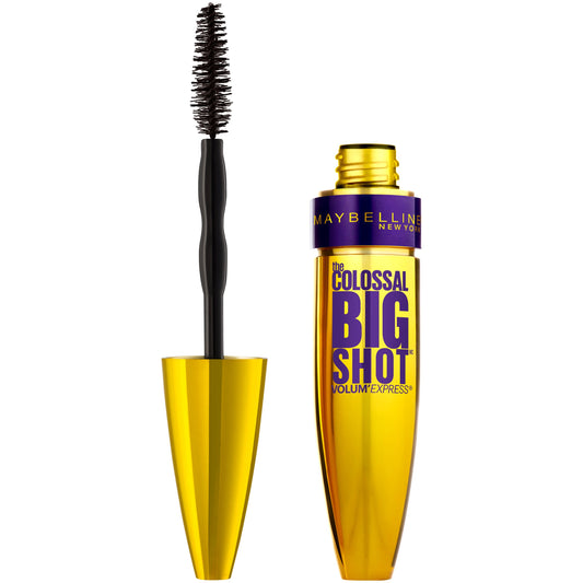 Maybelline Colossal Big Shot front packaging shows product and benefits