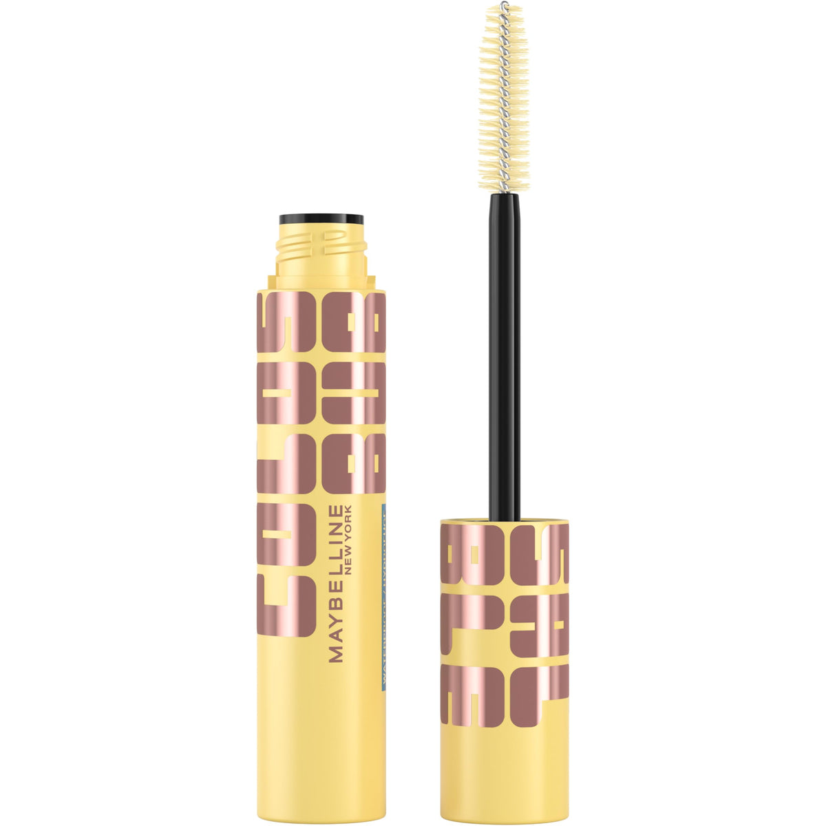 Maybelline front packaging showing very black mascara and bold effect