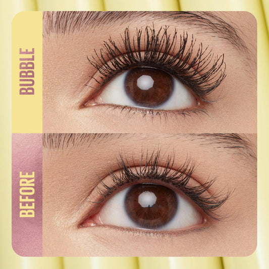 Maybelline close-up of inflator comb brush highlighting precise separation