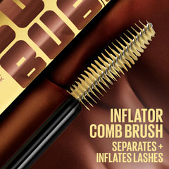 Maybelline Colossal Bubble next to coin for size comparison and travel-friendly size