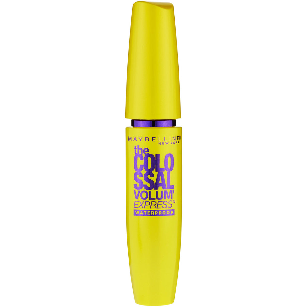 Maybelline mascara wand coated with formula demonstrating smooth, clump-free texture