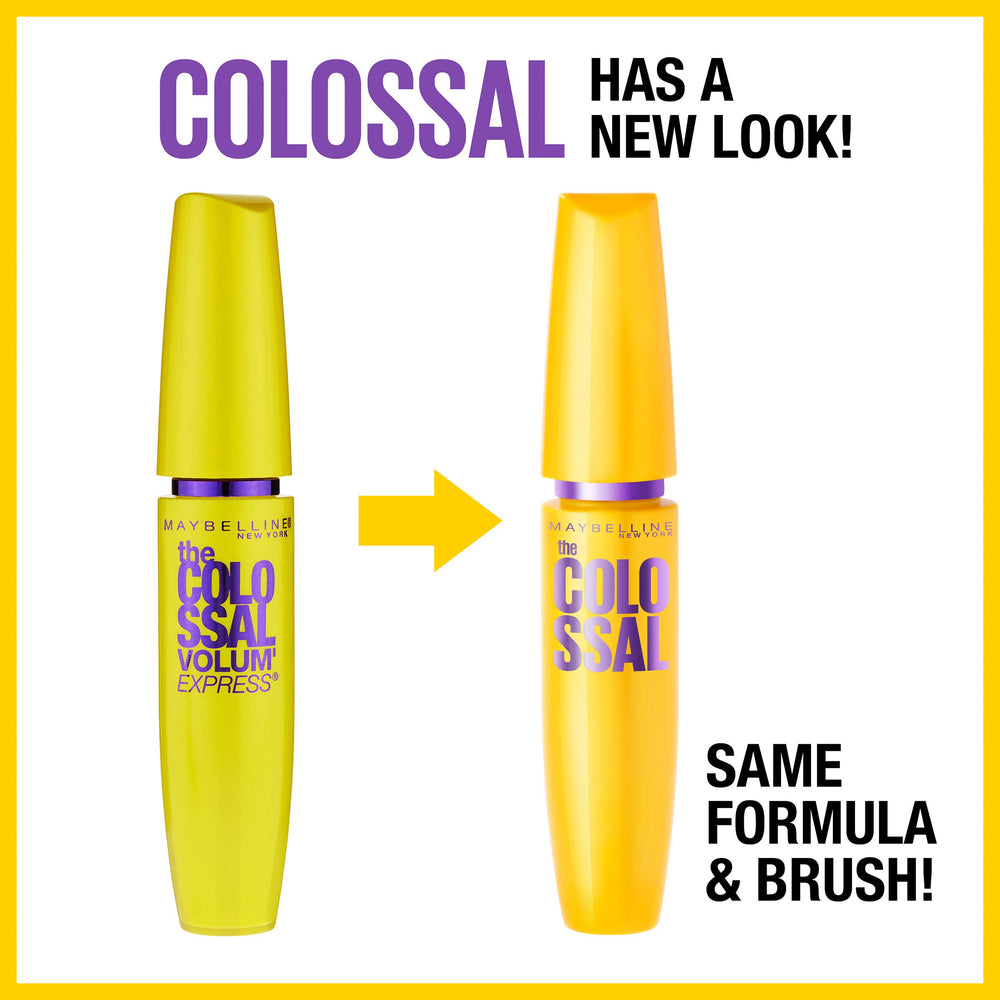 Maybelline Colossal Mega Brush close-up demonstrating dense bristles for even product deposit