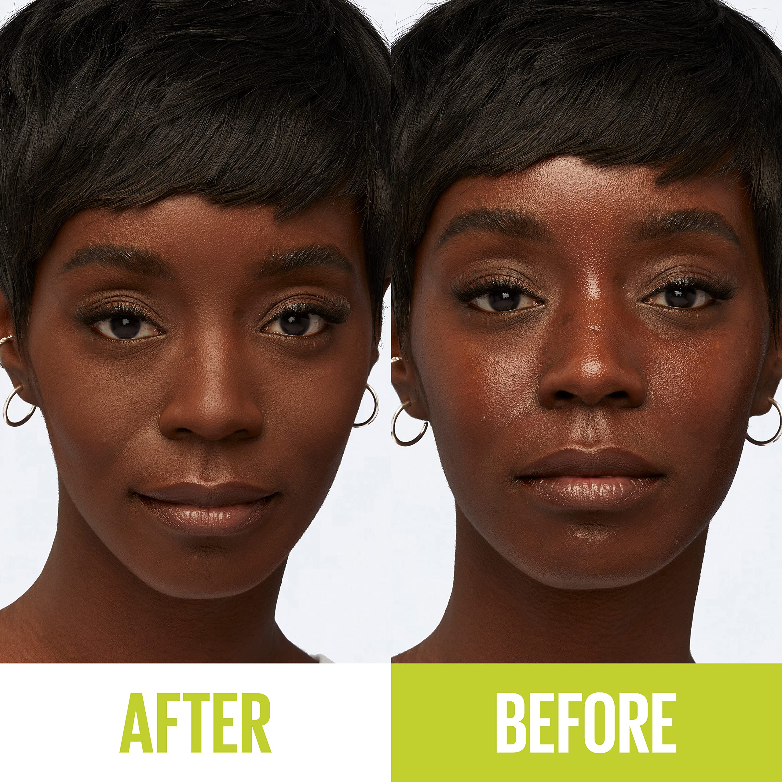 Maybelline compact being applied with sponge for even full-coverage result