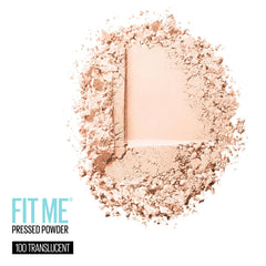 Maybelline compact open top revealing pressed translucent powder for easy application