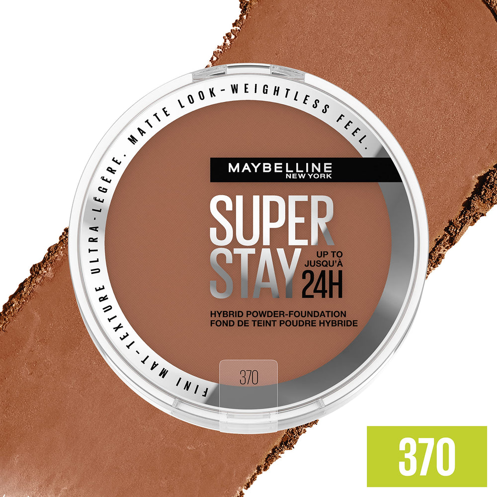 MAYBELLINE open compact with sponge emphasizing easy on-the-go application