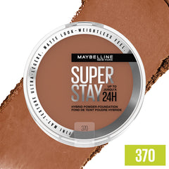 MAYBELLINE open compact with sponge emphasizing easy on-the-go application
