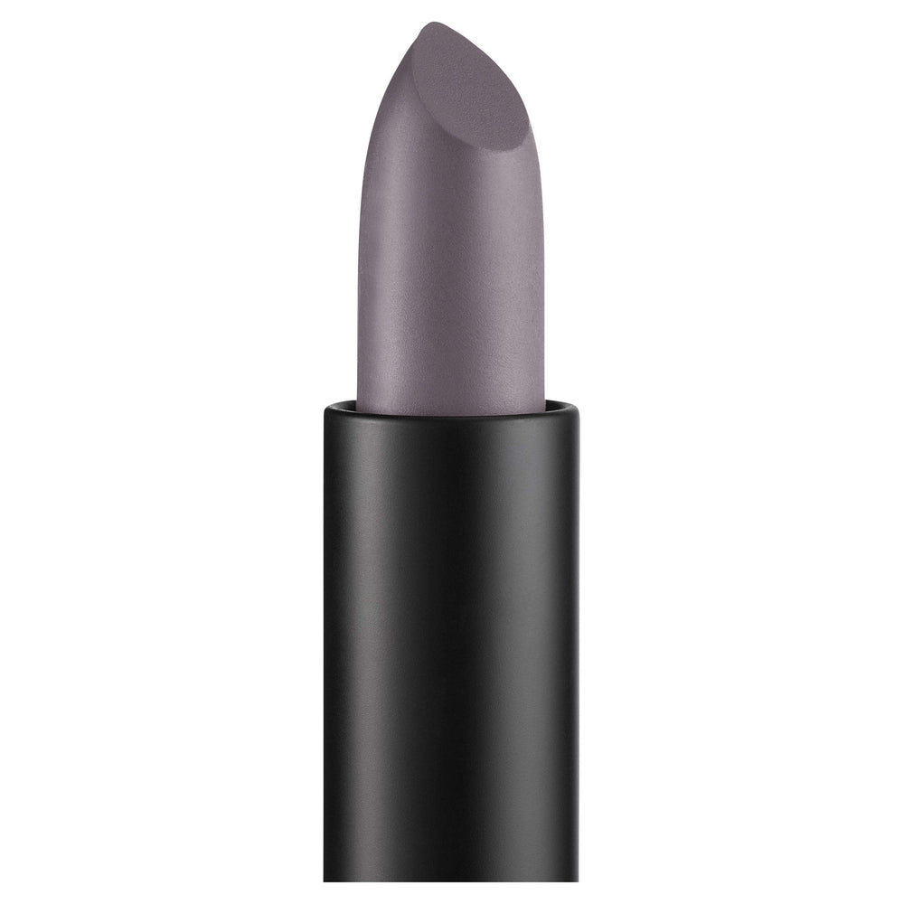 MAYBELLINE close-up of lipstick bullet revealing smooth beveled tip for precise application