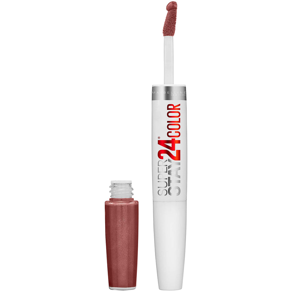 MAYBELLINE tube front view showing Constant Cocoa brown shade and compact design benefit