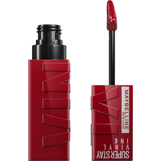 MAYBELLINE cranberry red front packaging showing product benefit of intense pigment