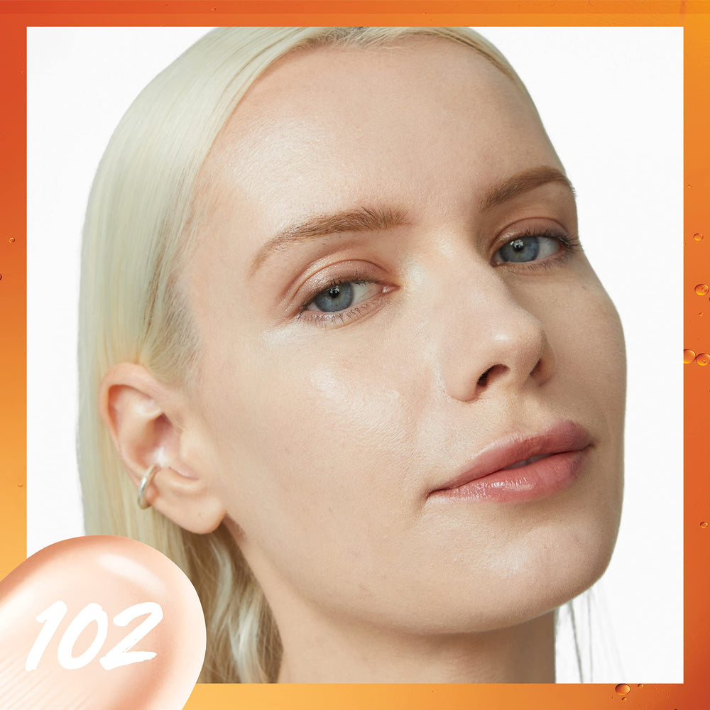 MAYBELLINE close-up of skin tint texture highlighting smooth blendability