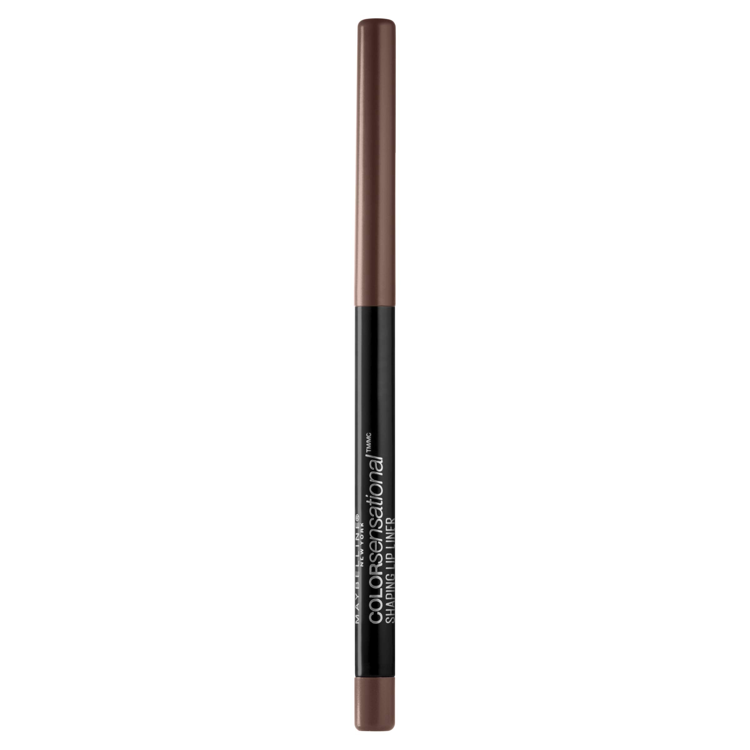MAYBELLINE built-in sharpener on Divine Wine liner highlighting on-the-go upkeep and sharp tips