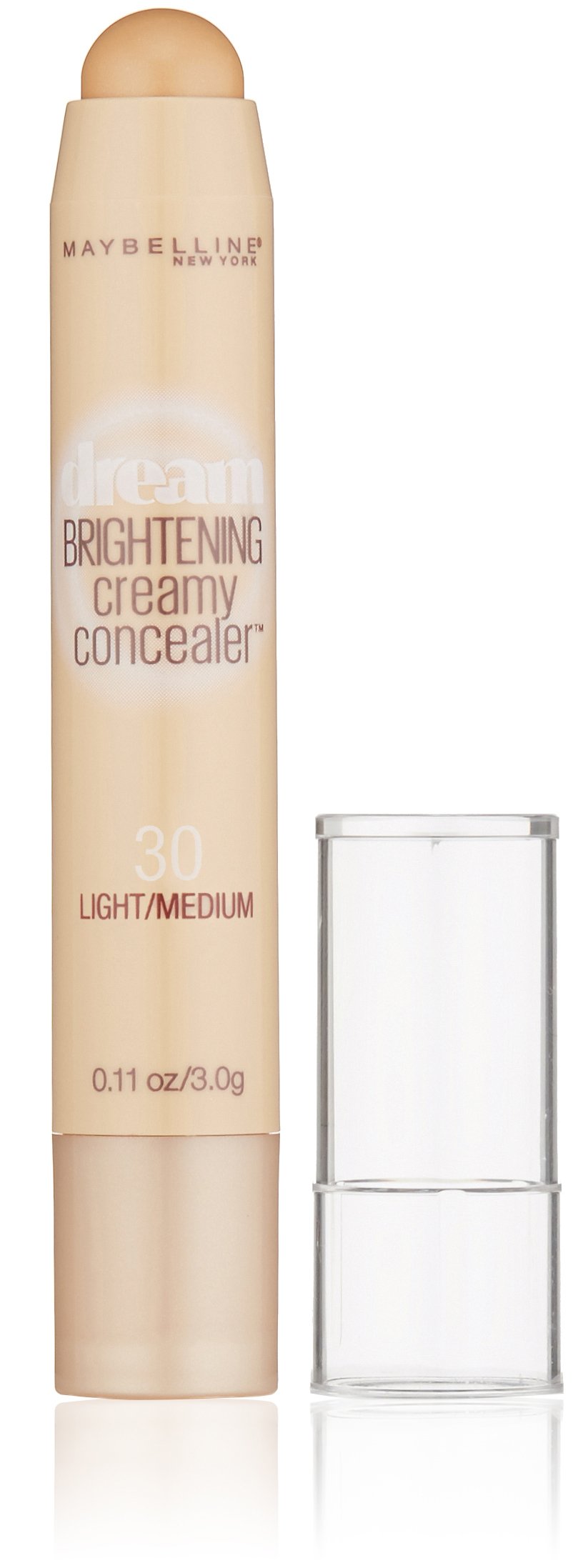 MAYBELLINE concealer inside a makeup bag as a travel essential for quick touchups