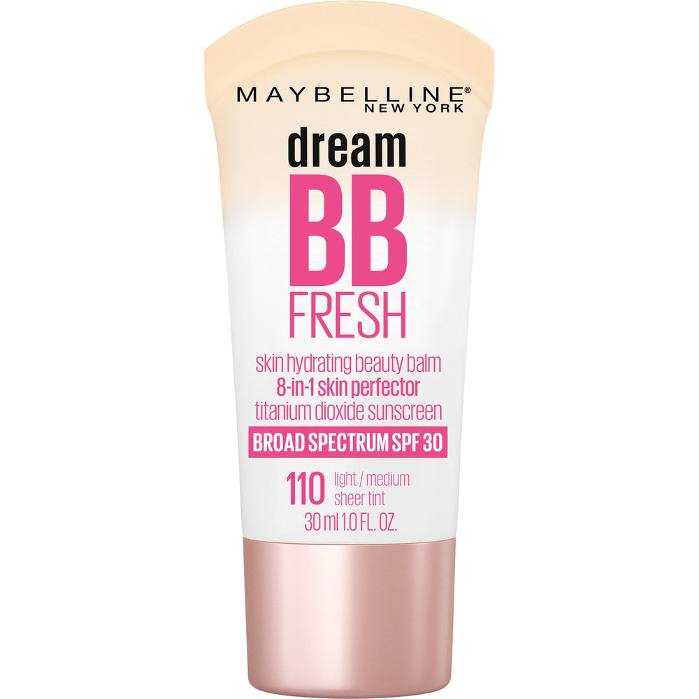 MAYBELLINE bottle front packaging showing product name and SPF 30 benefit