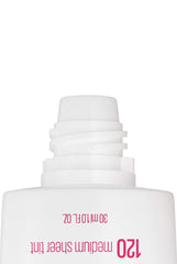 MAYBELLINE pump application on hand demonstrating easy control and spreadability