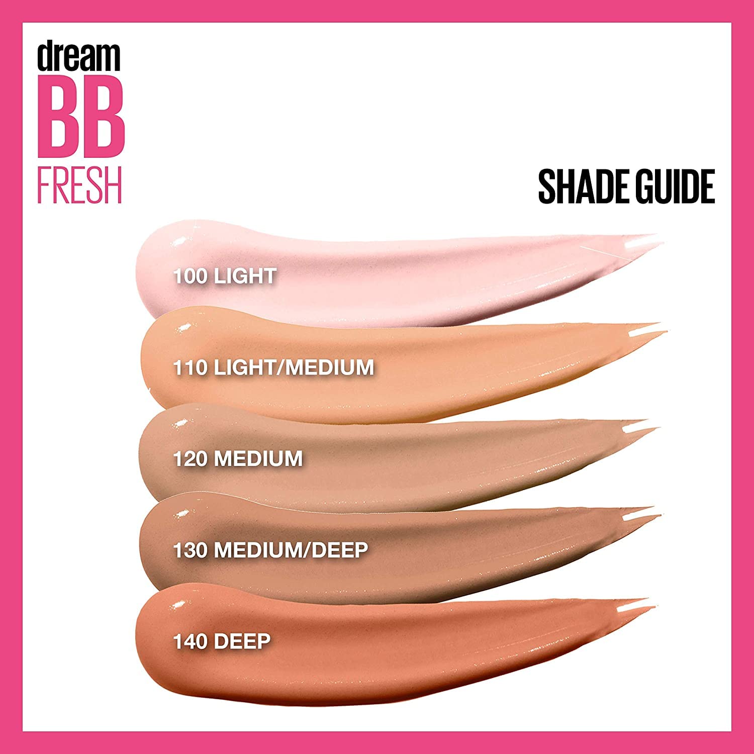 MAYBELLINE 1 fl oz size comparison bottle emphasizing travel-friendly convenience