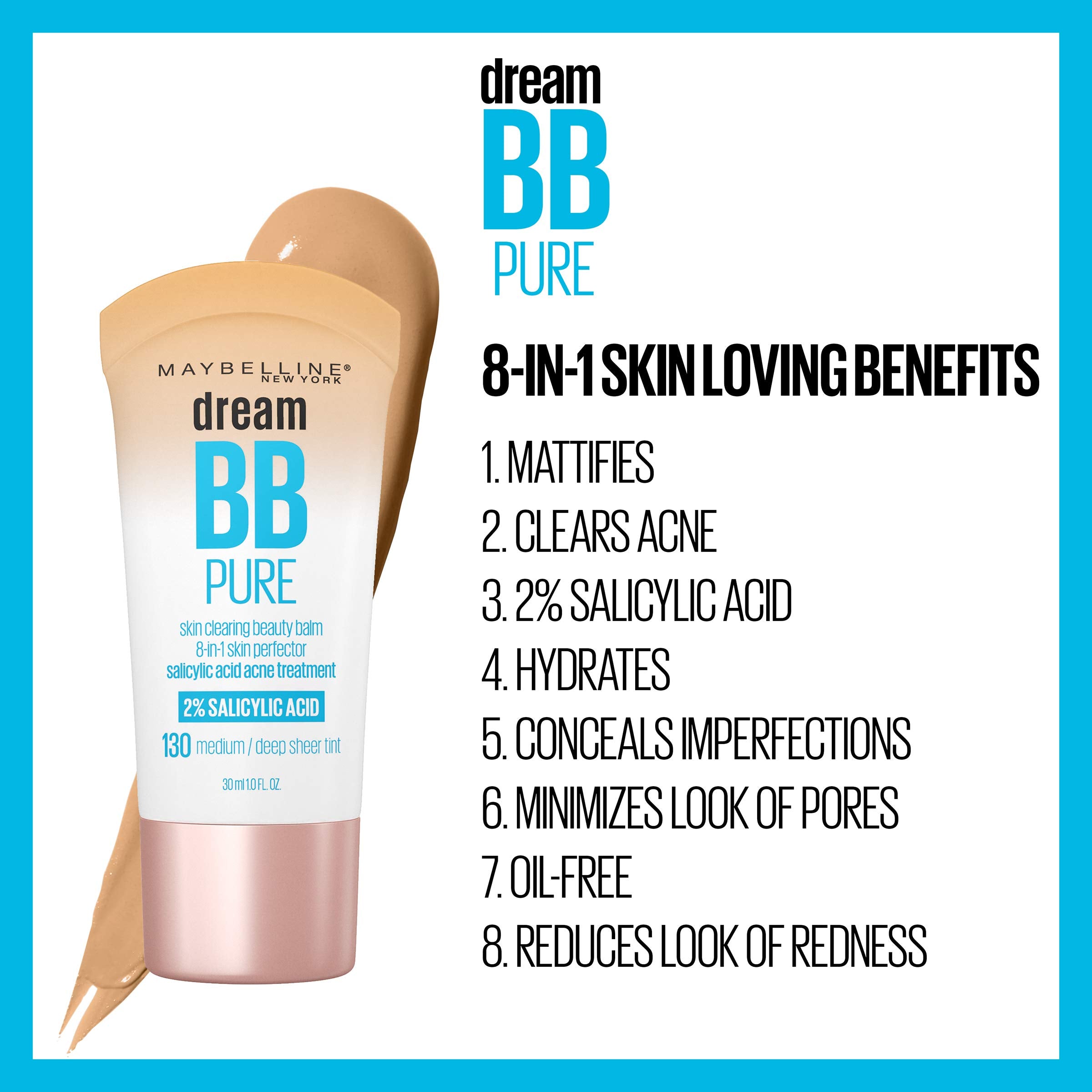 MAYBELLINE application with fingers blending cream, demonstrates easy application benefit
