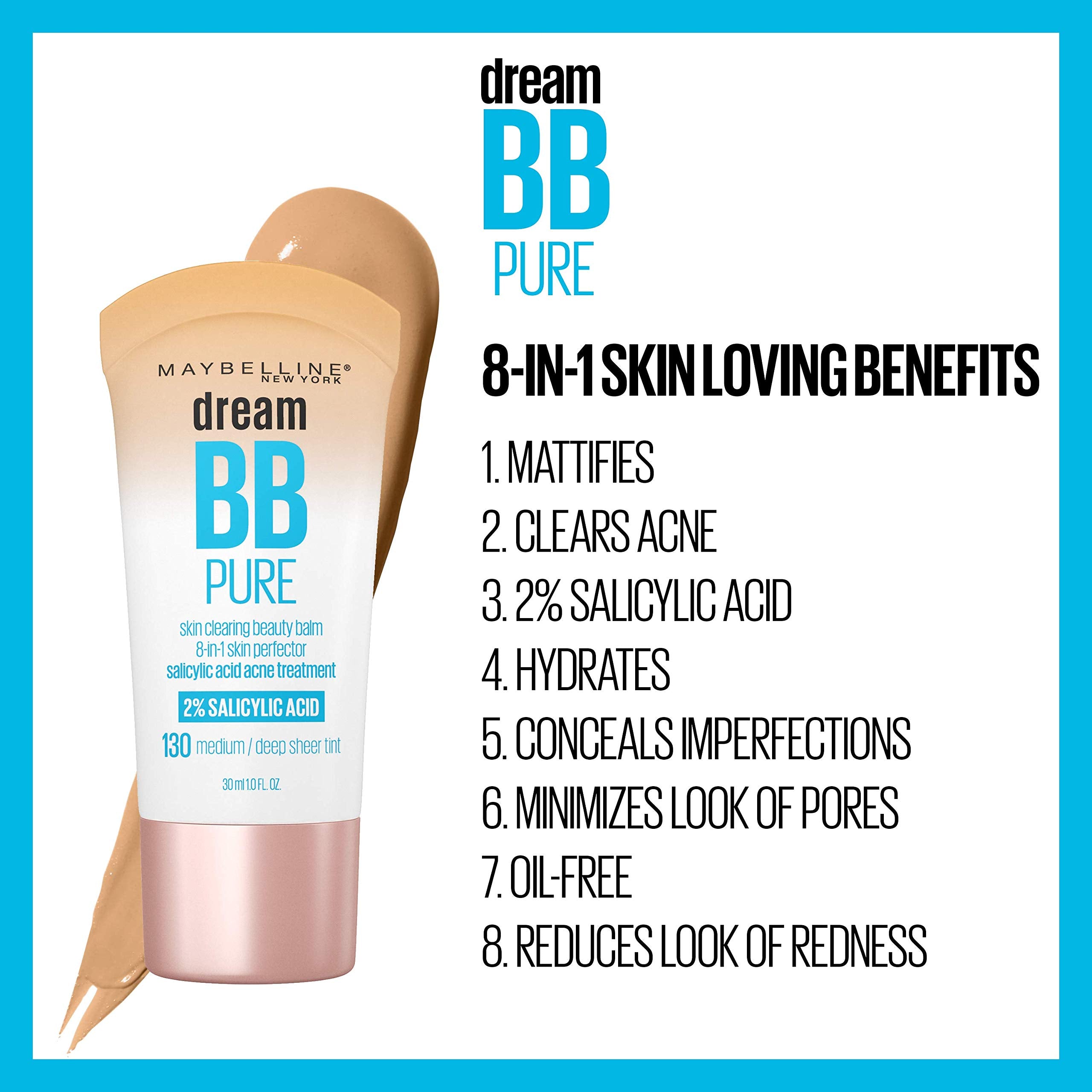 maybelline cream spread on skin demonstrating even application and coverage