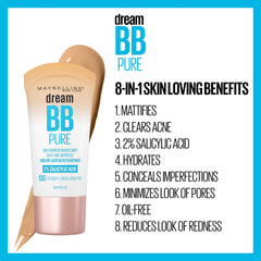 maybelline cream spread on skin demonstrating even application and coverage
