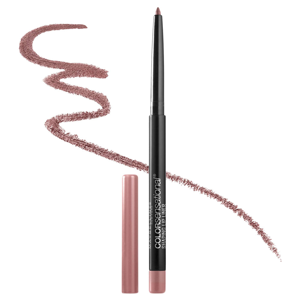 MAYBELLINE dusty rose tip close-up displaying self-sharpening point for precise lines