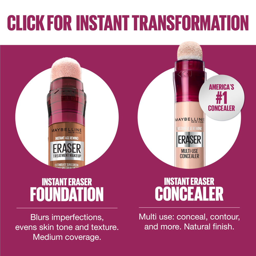 Maybelline product back label showing ingredients and SPF 20 information