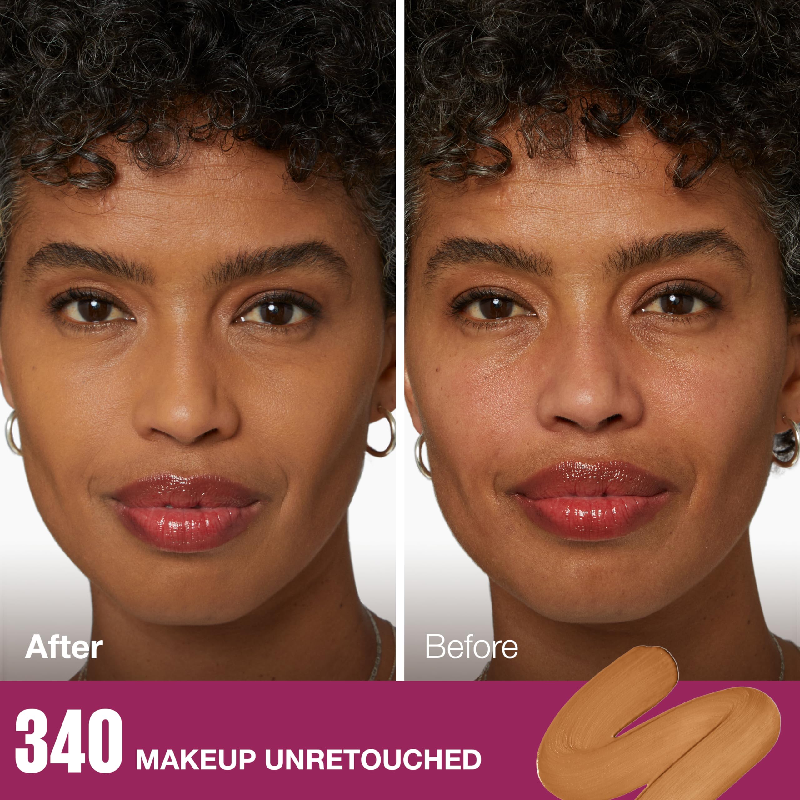 Maybelline sponge-tip applicator close-up for seamless blending benefit