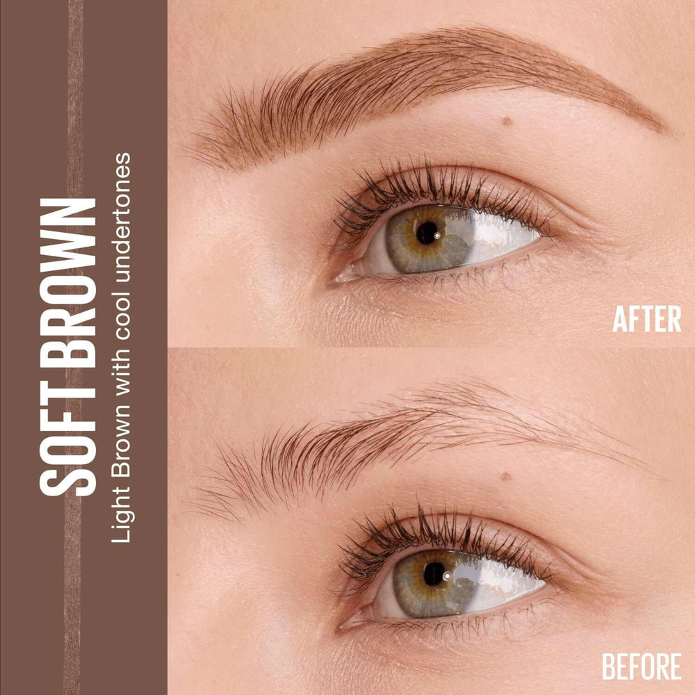Maybelline Express Brow precision tip close-up creates hair-like strokes