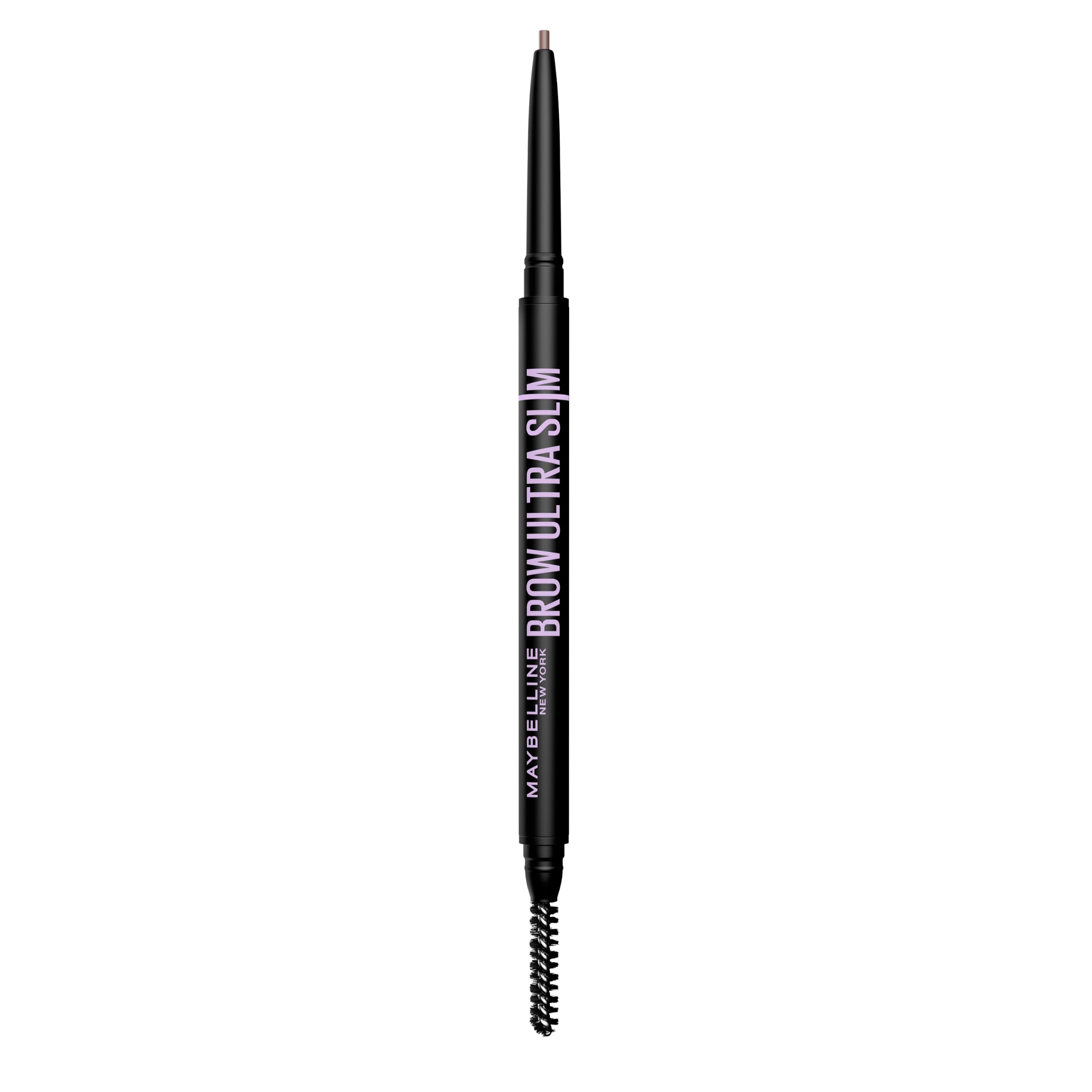 Maybelline Express Brow front view showing slim pencil for precise shaping