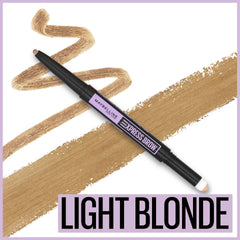 Maybelline close-up of teardrop tip delivering precise definition and hairlike strokes