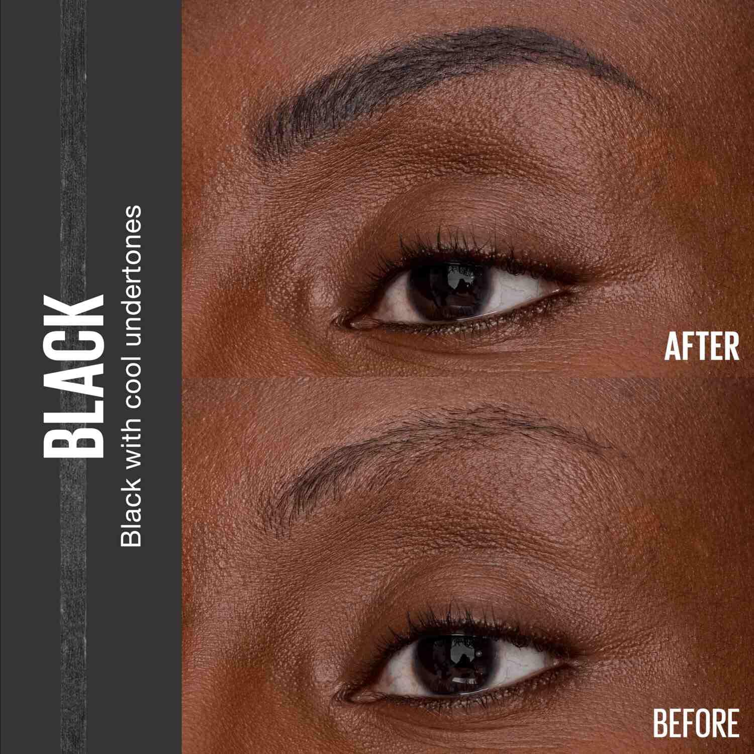 Maybelline close-up of ultra-slim tip demonstrating fine hair-like strokes