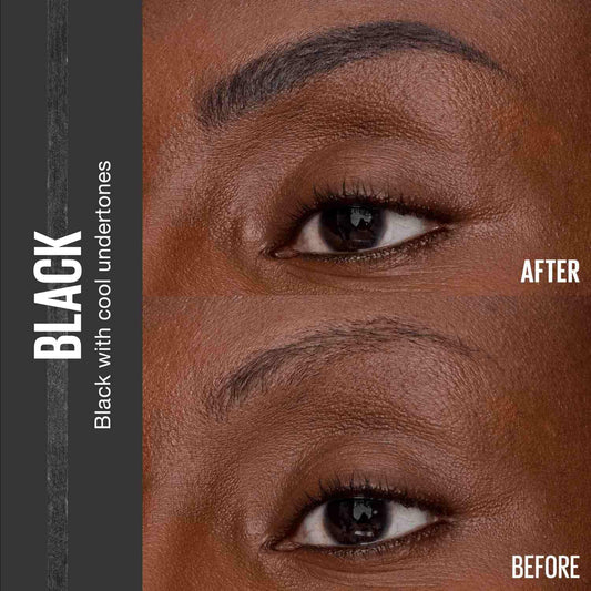 Maybelline close-up of ultra-slim tip demonstrating fine hair-like strokes
