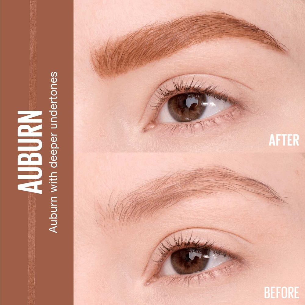 Maybelline Express Brow close-up of 1.5mm tip delivering detailed, hair-like strokes
