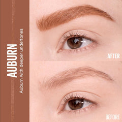 Maybelline Express Brow close-up of 1.5mm tip delivering detailed, hair-like strokes