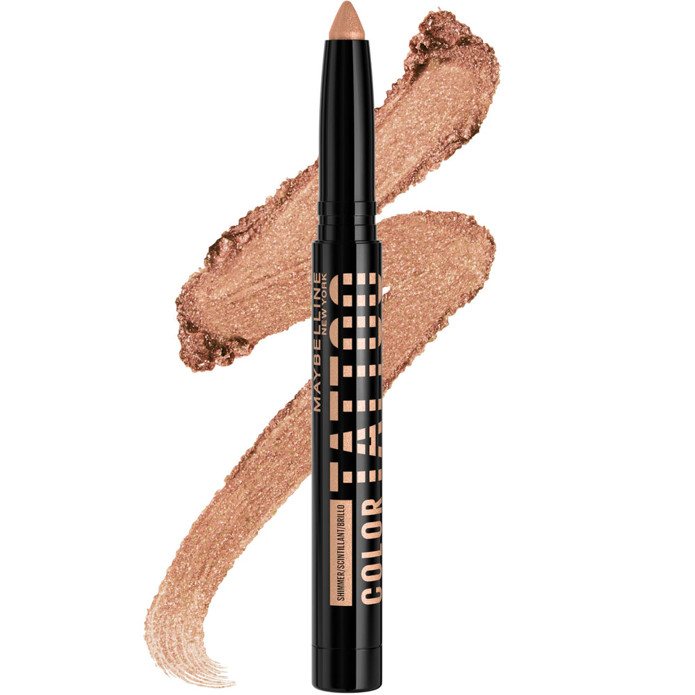 maybelline front packaging shows stick and shade, quick application benefit
