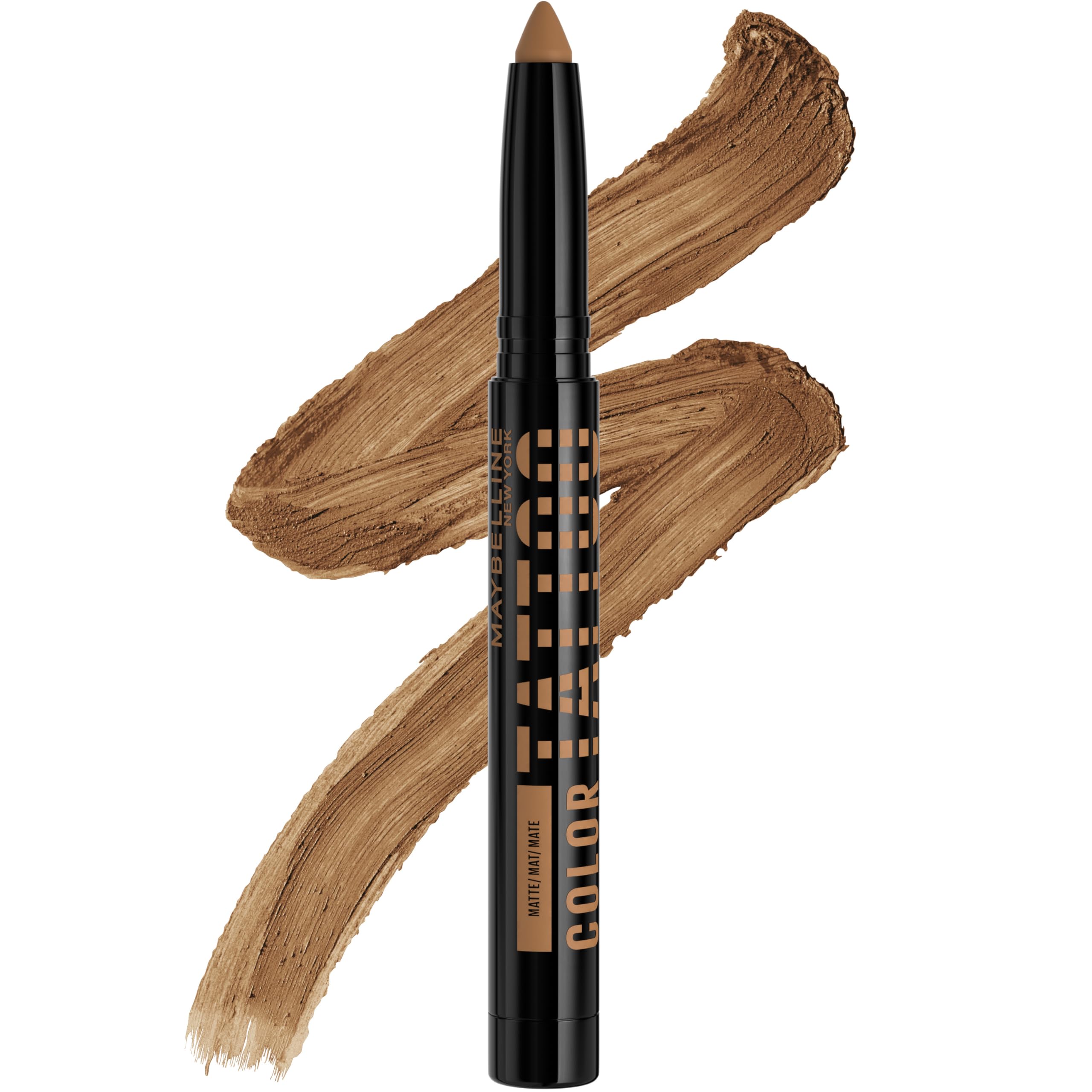 MAYBELLINE eye stix vertical packaging showing product and shade I Am Cozy