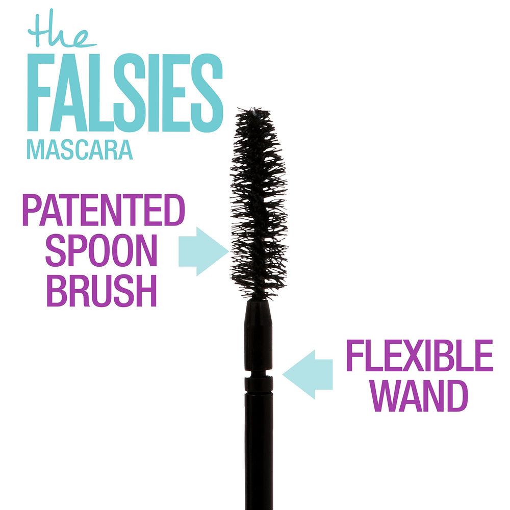 Maybelline application in hand showing simple coating for buildable volume