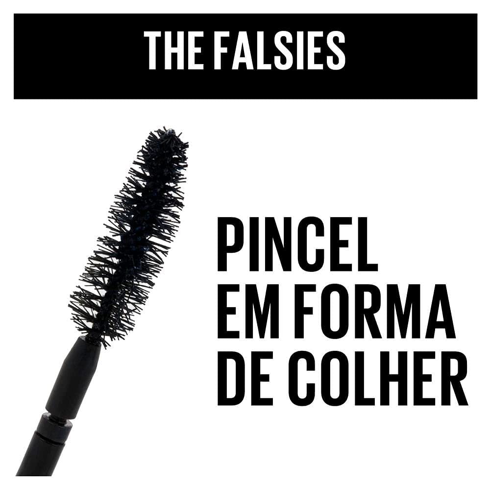 Maybelline Falsies fiber texture macro highlighting pro-keratin fibers for fuller lashes