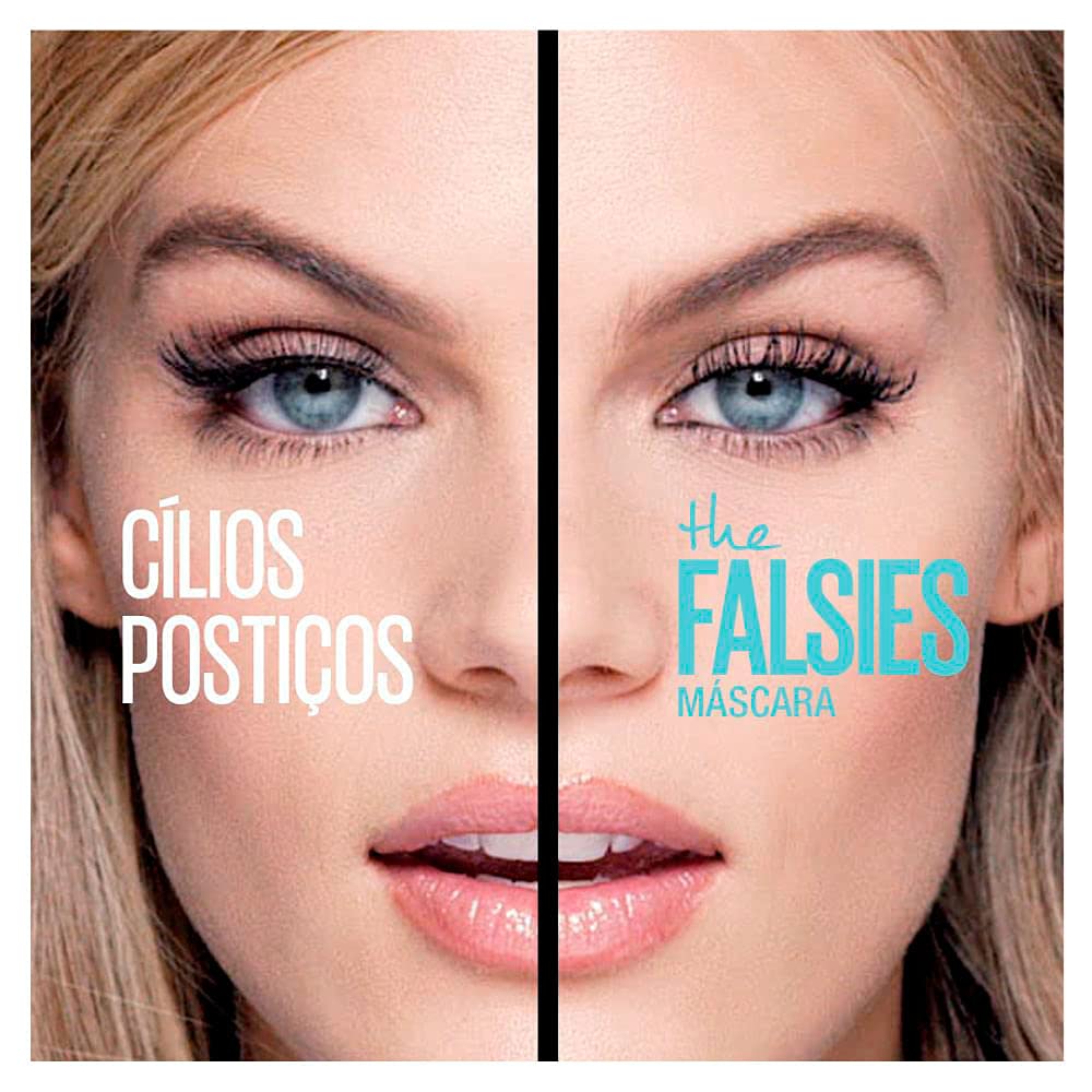 Maybelline Falsies open wand detail illustrating flexible wand for easy lifting