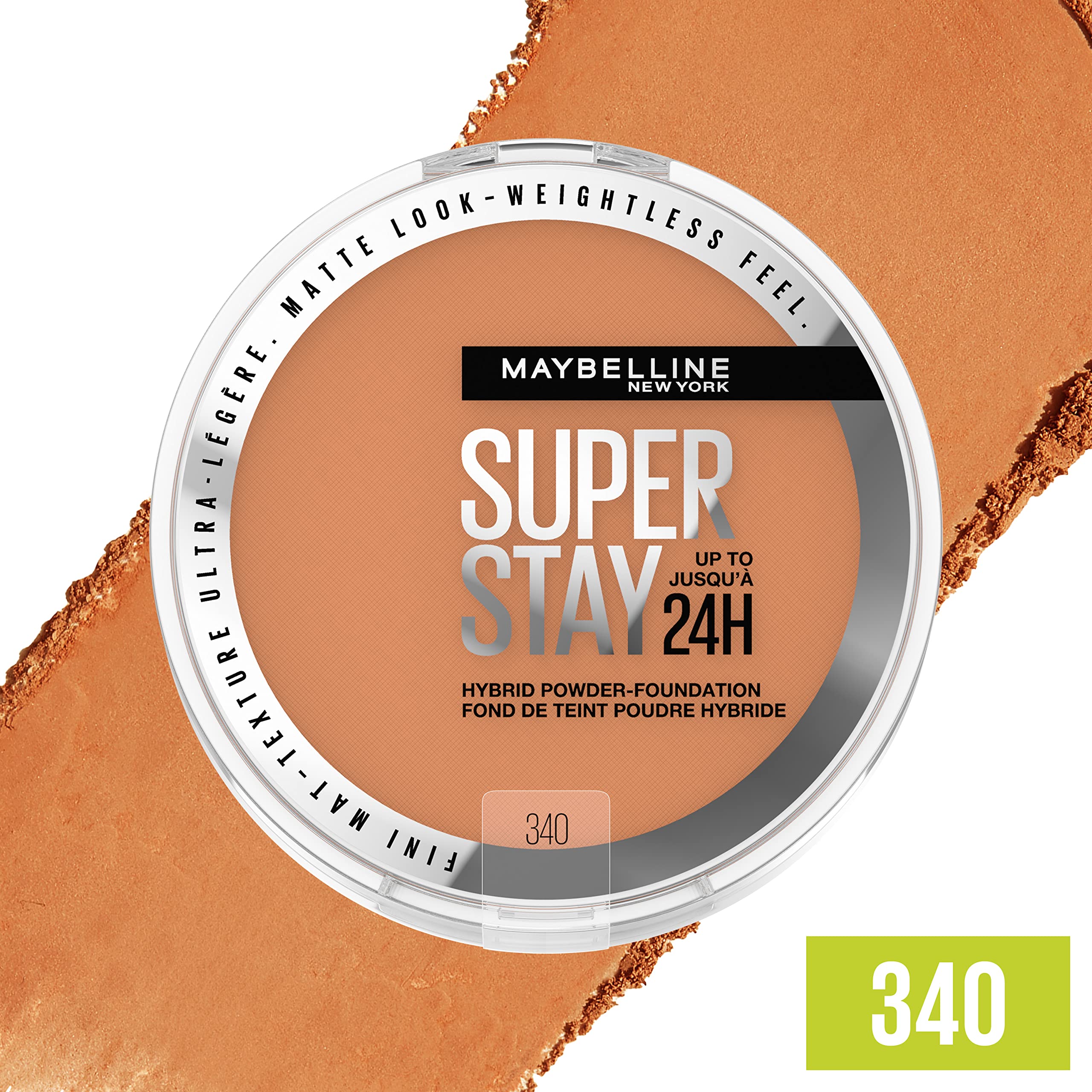 Maybelline close-up of finely milled powder texture for smooth blending