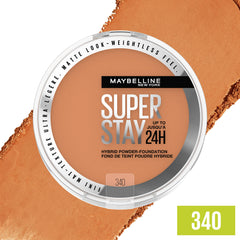 Maybelline close-up of finely milled powder texture for smooth blending