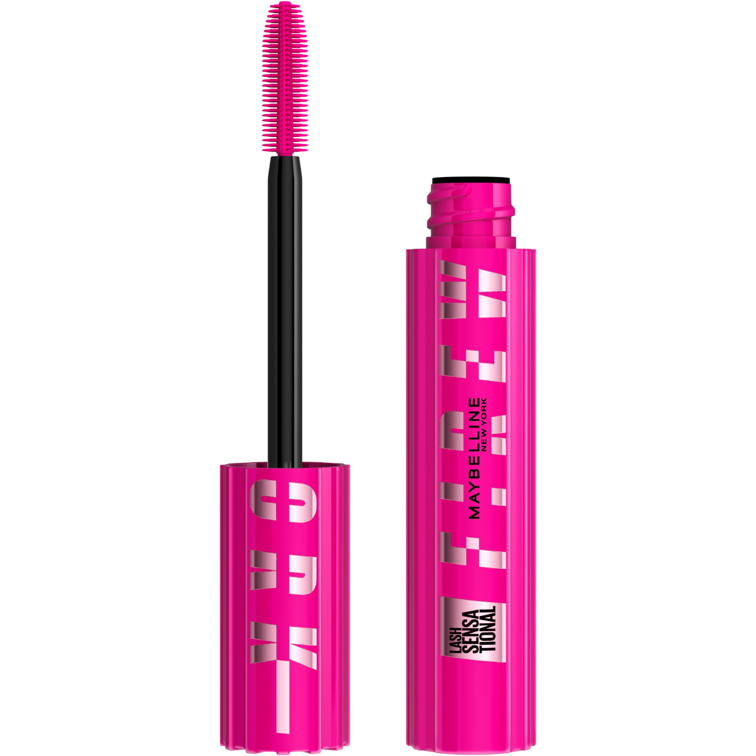 MAYBELLINE front packaging showing product name and black tube for bold lashes