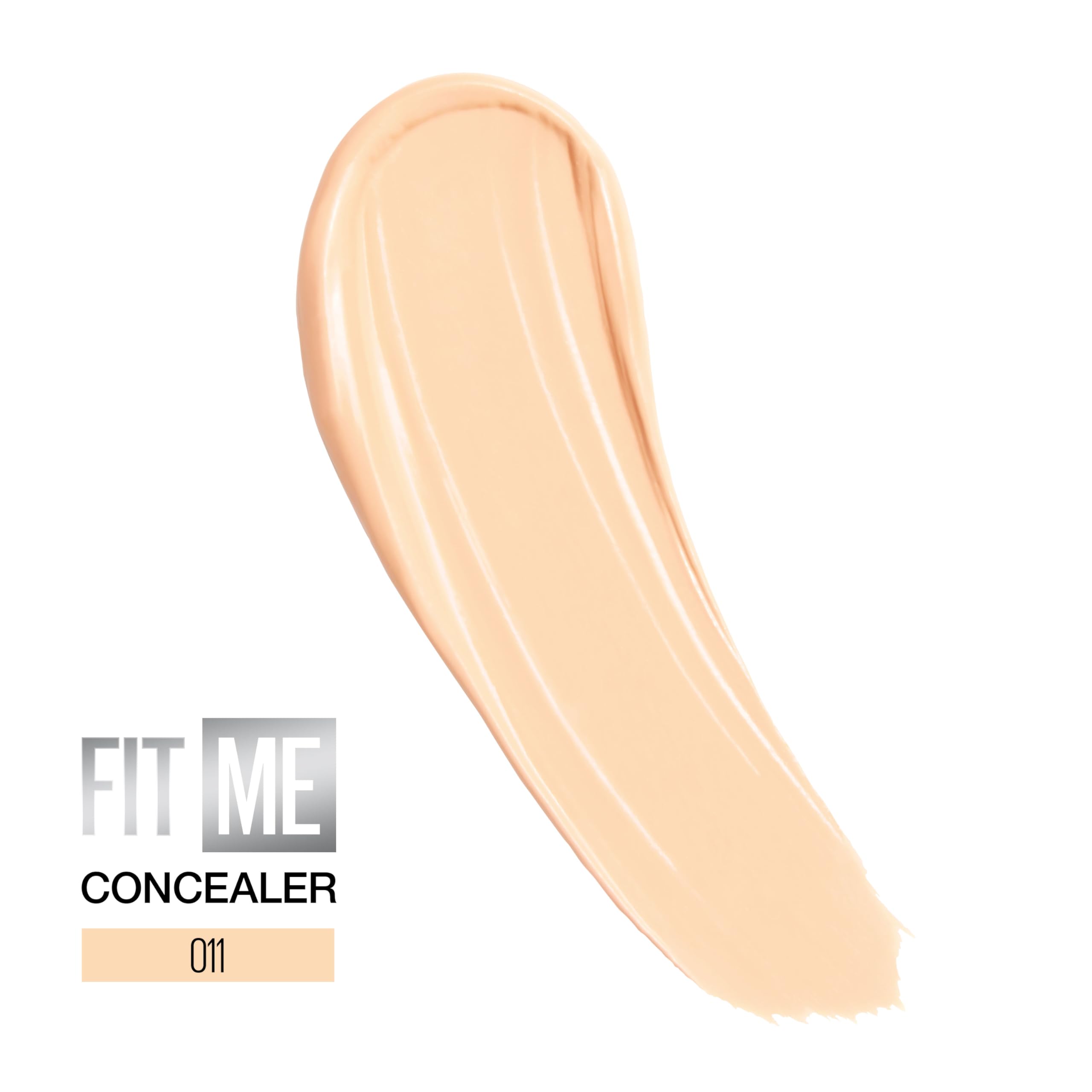 Maybelline Fit Me applicator wand demonstrating precise, lightweight placement