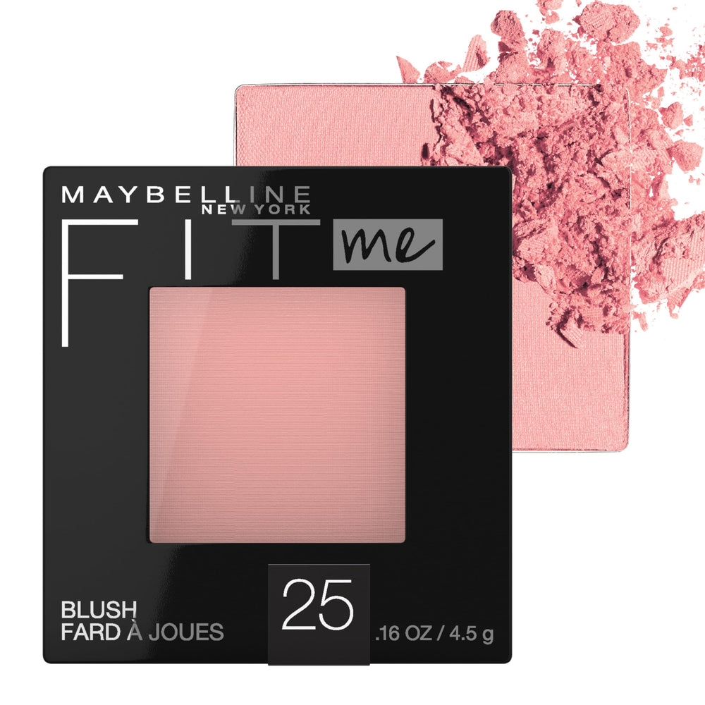 Maybelline fit me blush front compact showing shade and compact design benefits a quick grab-and-go