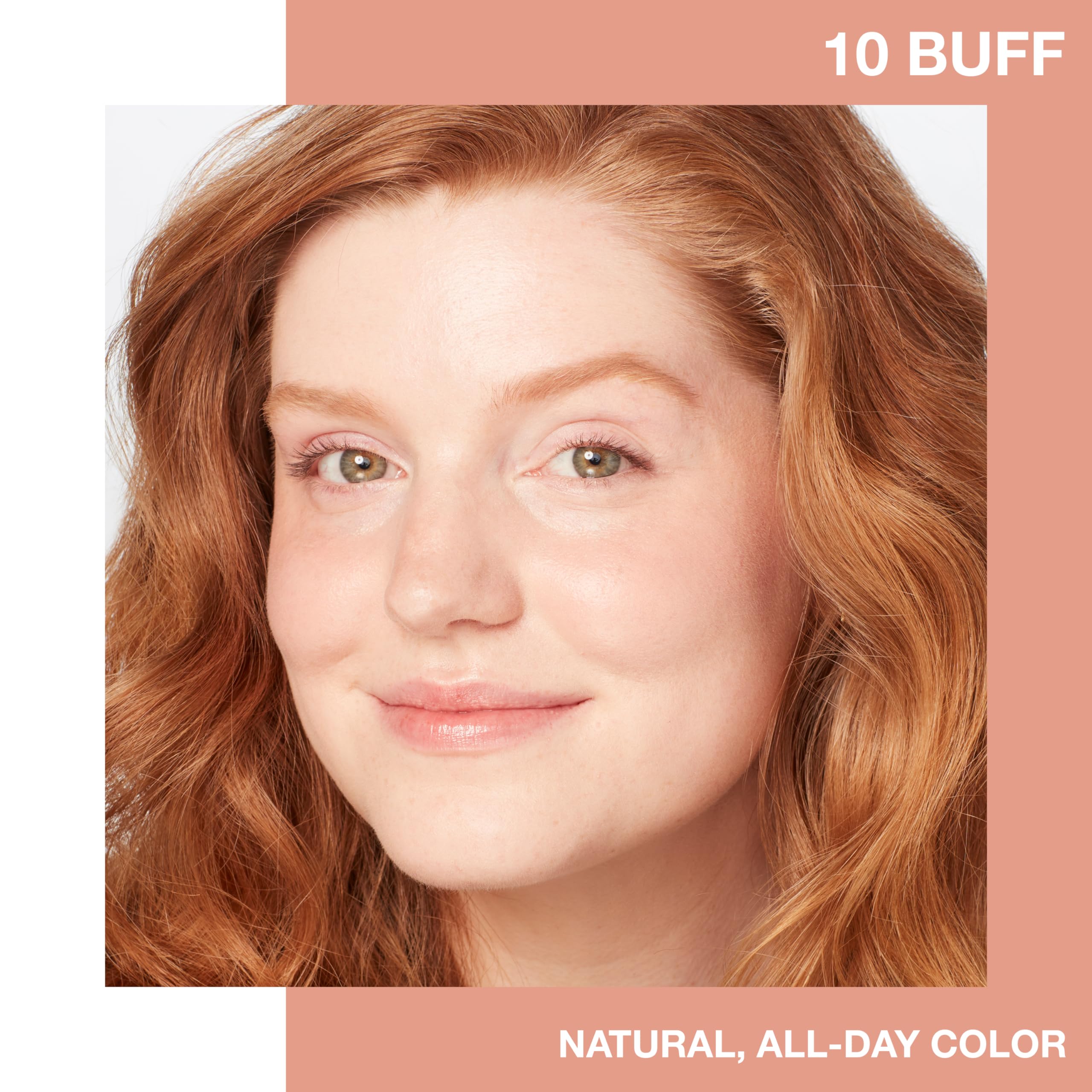 Maybelline Fit Me blush powder texture swatch showing blendable pigment