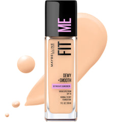 Maybelline Fit Me front packaging showing classic ivory shade and benefits